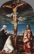 BURGKMAIR, Hans Crucifix with Mary, Mary Magdalen and St John the Evangelist USA oil painting artist